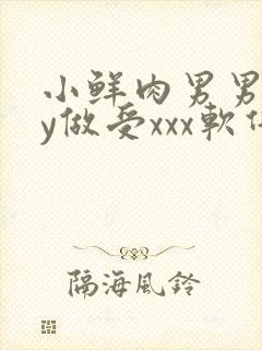 小鲜肉男男gay做受xxx软件