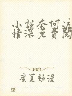 小说奈何流年枉情深免费阅读