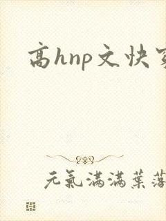 高hnp文快穿