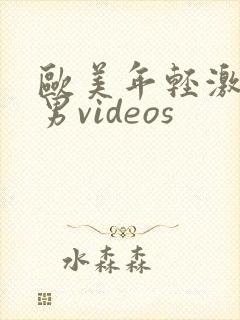 欧美年轻激情男男videos