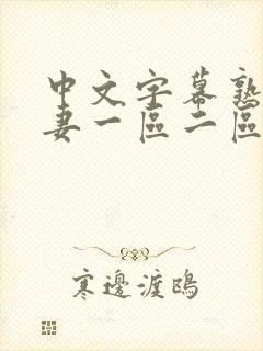 中文字幕熟女人妻一区二区