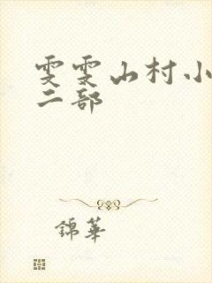雯雯山村小说第二部封面