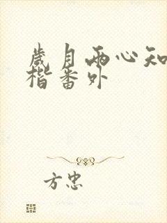 岁月两心知沈绪楷番外