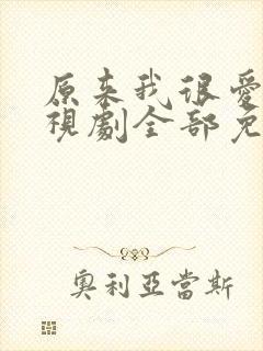 原来我很爱你电视剧全部免费观看