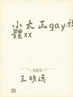 小太正gay裸体xx