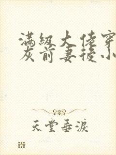 满级大佬穿成炮灰前妻后小说电子版txt