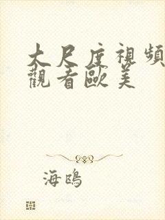 大尺度视频在线观看欧美