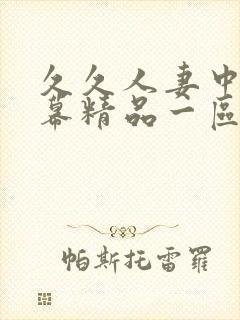 久久人妻中文字幕精品一区二区