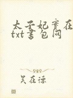 太子妃实在美丽txt书包网