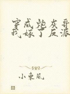 穿成炮灰哥儿后我嫁了反派 比卡比