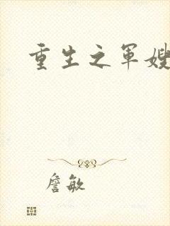 重生之军嫂封面