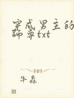 穿成男主的恶毒师尊txt封面