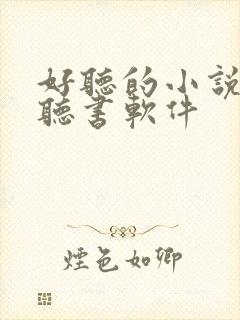 好听的小说免费听书软件封面