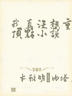 我真没想重生啊顶点小说