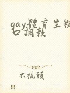 gay体育生粗口调教