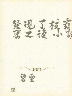 发现了校霸的秘密之后 小说