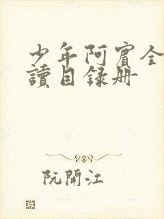 少年阿宾全文阅读目录册