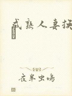 成熟人妻换╳╳╳