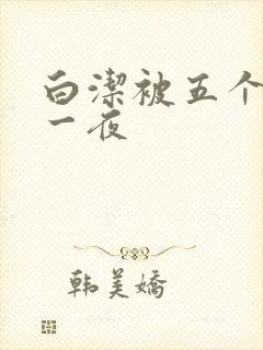白洁被五个人玩一夜