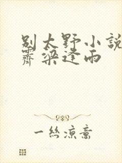 别太野小说陈清霁梁逢雨