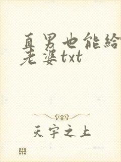 直男也能给人当老婆txt