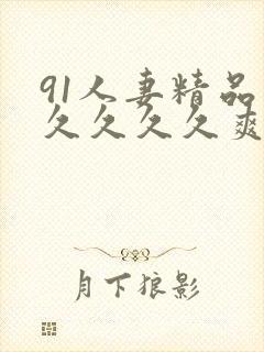 91人妻精品久久久久久爽网站