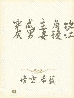 穿成主角攻的炮灰男妻后江柠