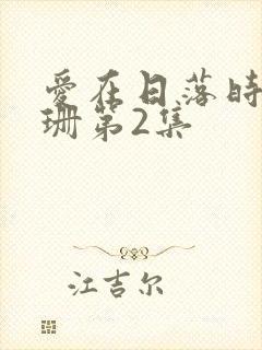 爱在日落时卢珊珊第2集封面