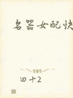 名器女配快穿封面