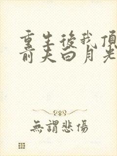 重生后我顶替了前夫白月光看