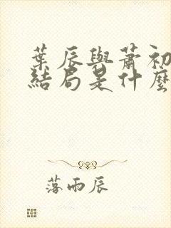 叶辰与萧初然大结局是什么