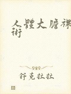 人体大胆裸体艺术封面