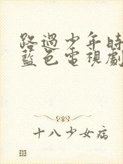 路过少年时光的蓝色电视剧在线观看