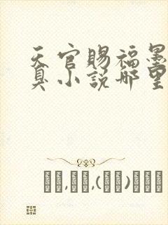 天官赐福墨香铜臭小说哪里可以免费阅读封面