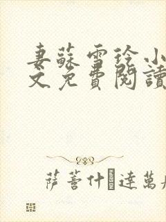 妻苏雪玲小说全文免费阅读最新章节