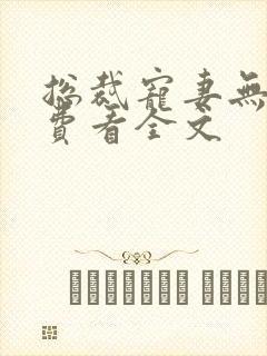 总裁宠妻无度免费看全文