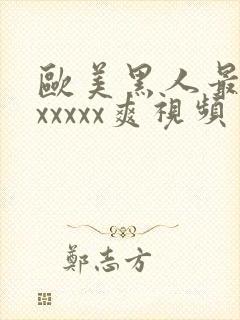 欧美黑人最猛性xxxxx爽视频