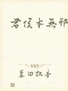 君侯本无邪小说