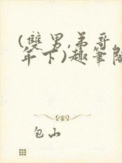 (双男,弟哥,年下)趣笔阁封面