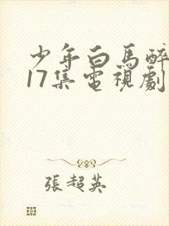 少年白马醉春风17集电视剧