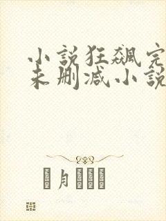 小说狂飙完整版未删减小说