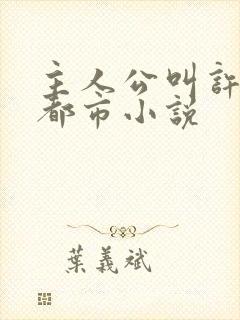 主人公叫许阳的都市小说