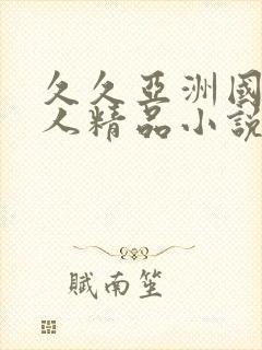 久久亚洲国产成人精品小说