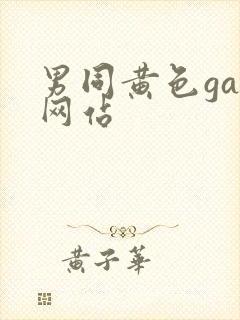 男同黄色gay网站