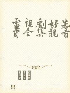 电视剧好先生免费全集观看高清