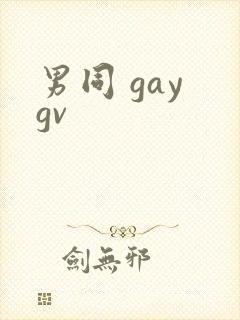 男同 gay gv封面