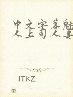 中文字幕魅惑黑人上司人妻