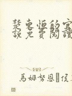 楚东恒的官场小说免费阅读