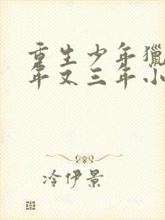 重生少年猎美三年又三年小说免费阅读下载