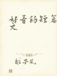 好看的短篇高干文